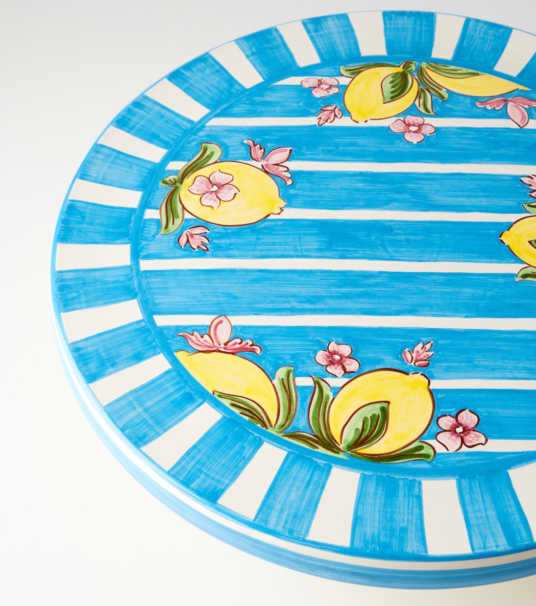 Taormina striped ceramic cake stand | Dolce&Gabbana Casa