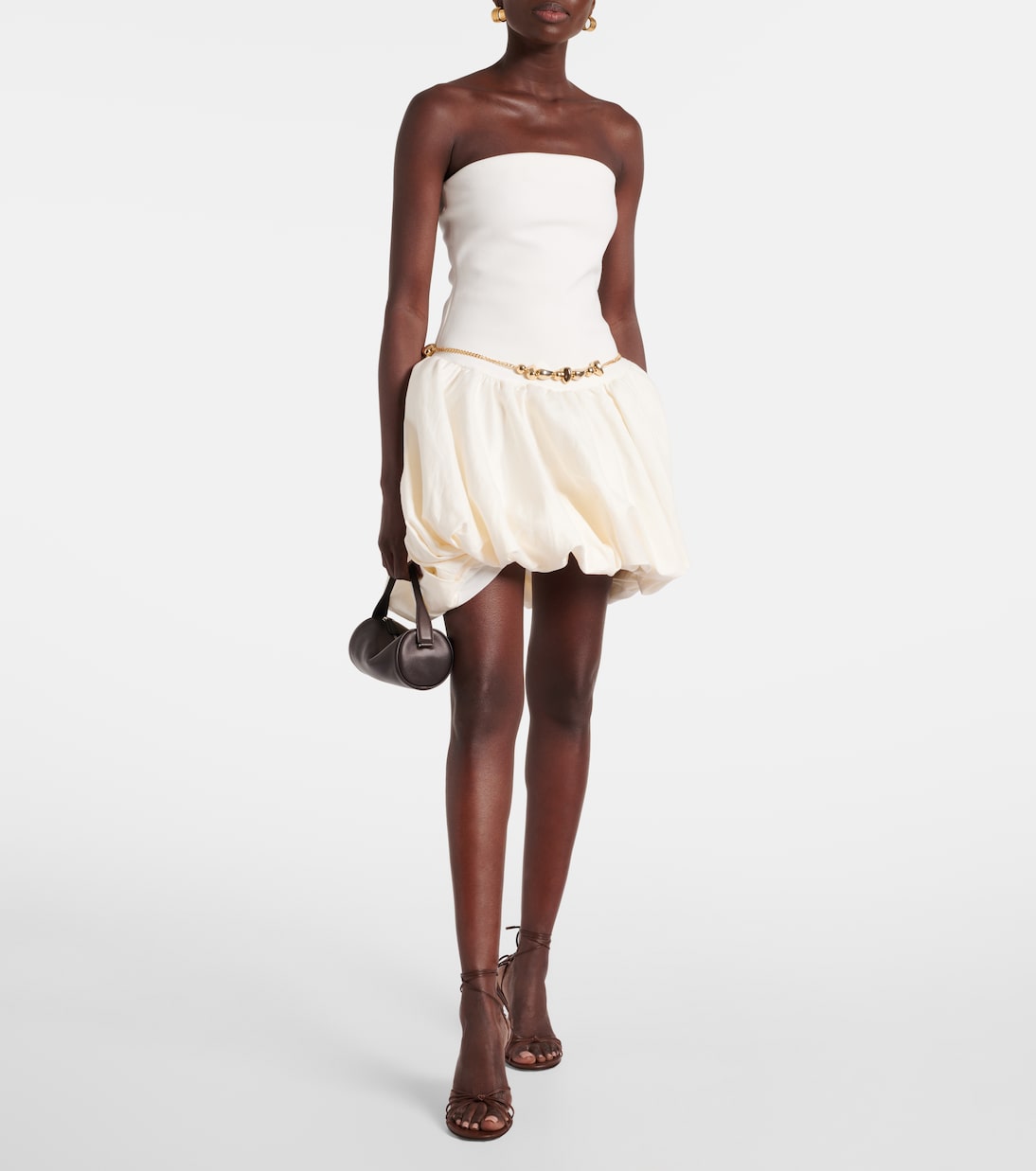Pollie linen and rayon-blend minidress | Simkhai