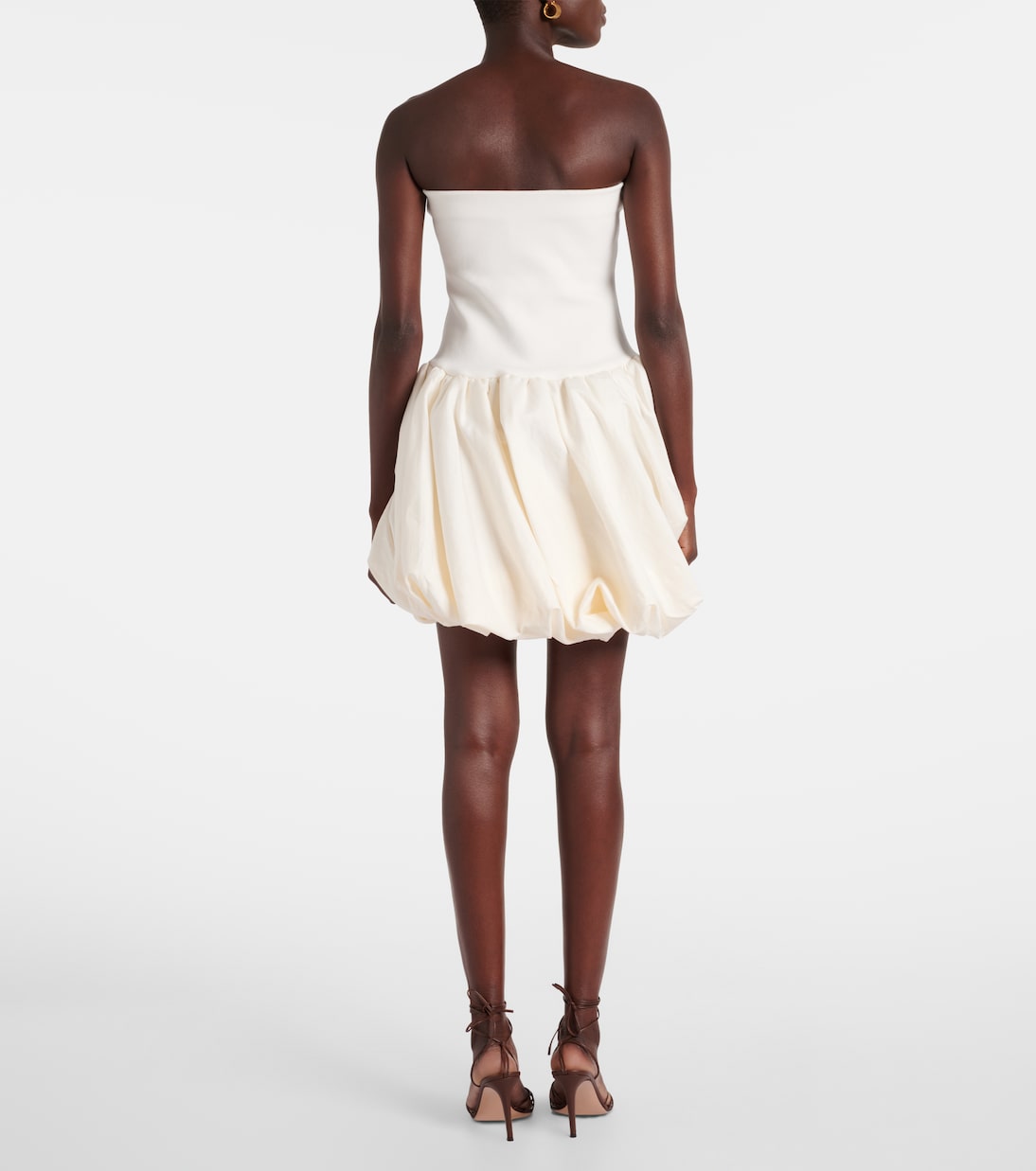 Pollie linen and rayon-blend minidress | Simkhai
