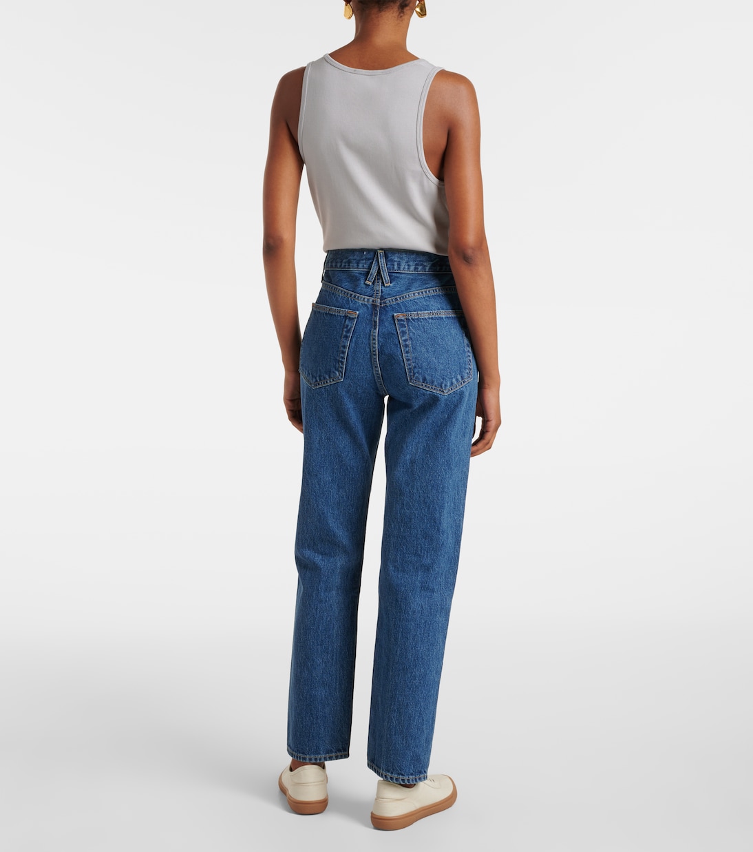 Jeans regular Virginia Slim a vita alta  | Slvrlake