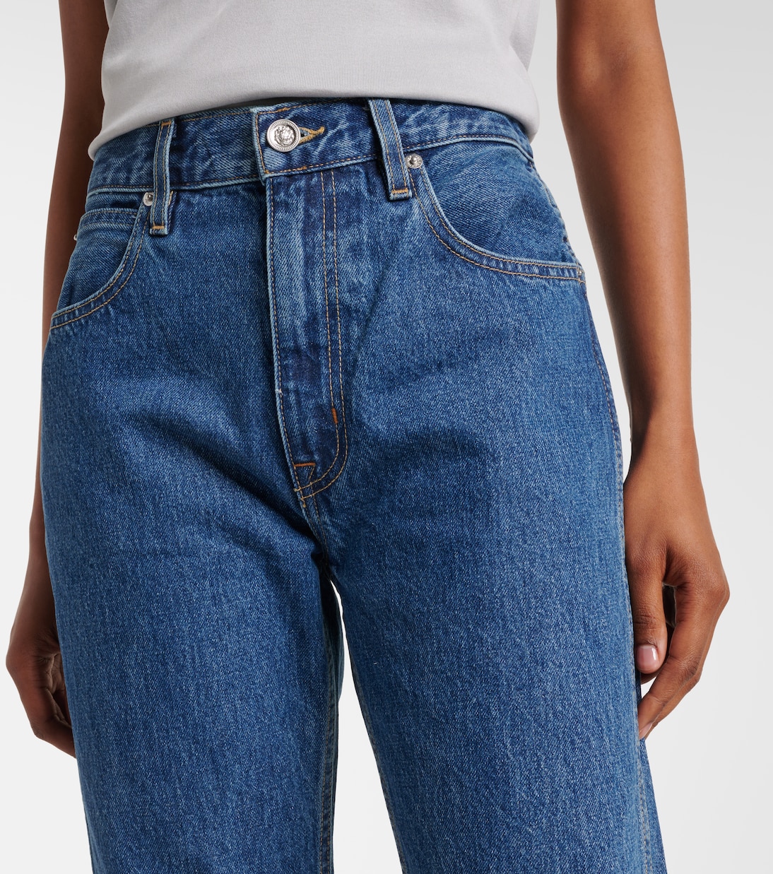 Jeans regular Virginia Slim a vita alta  | Slvrlake