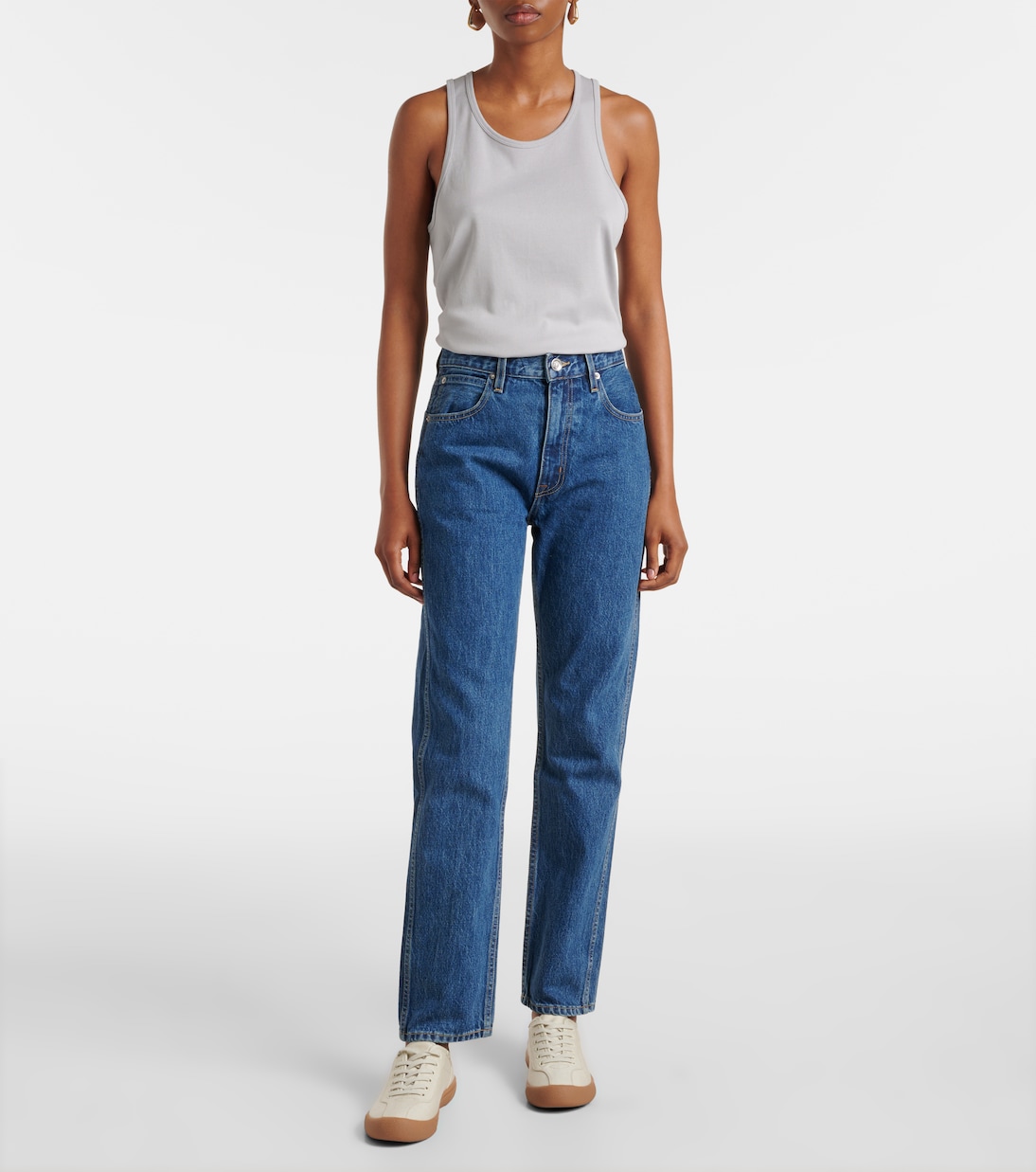 Jeans regular Virginia Slim a vita alta  | Slvrlake