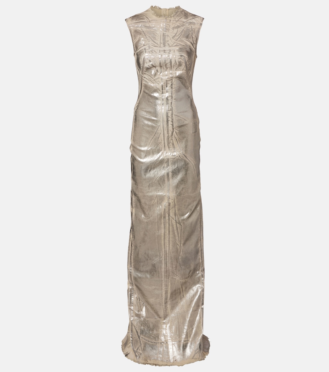 Coated denim maxi dress | Rick Owens