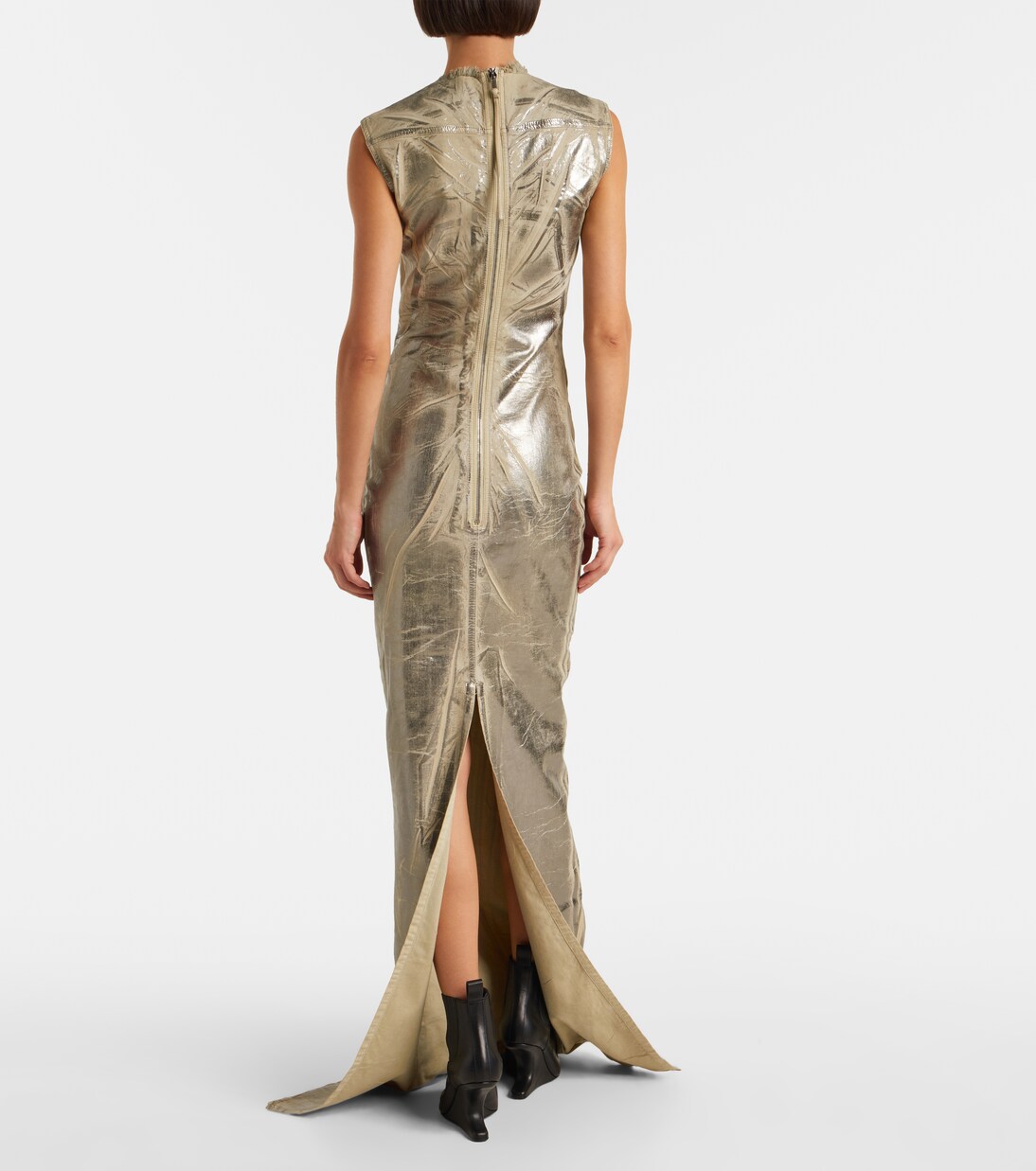 Coated denim maxi dress | Rick Owens