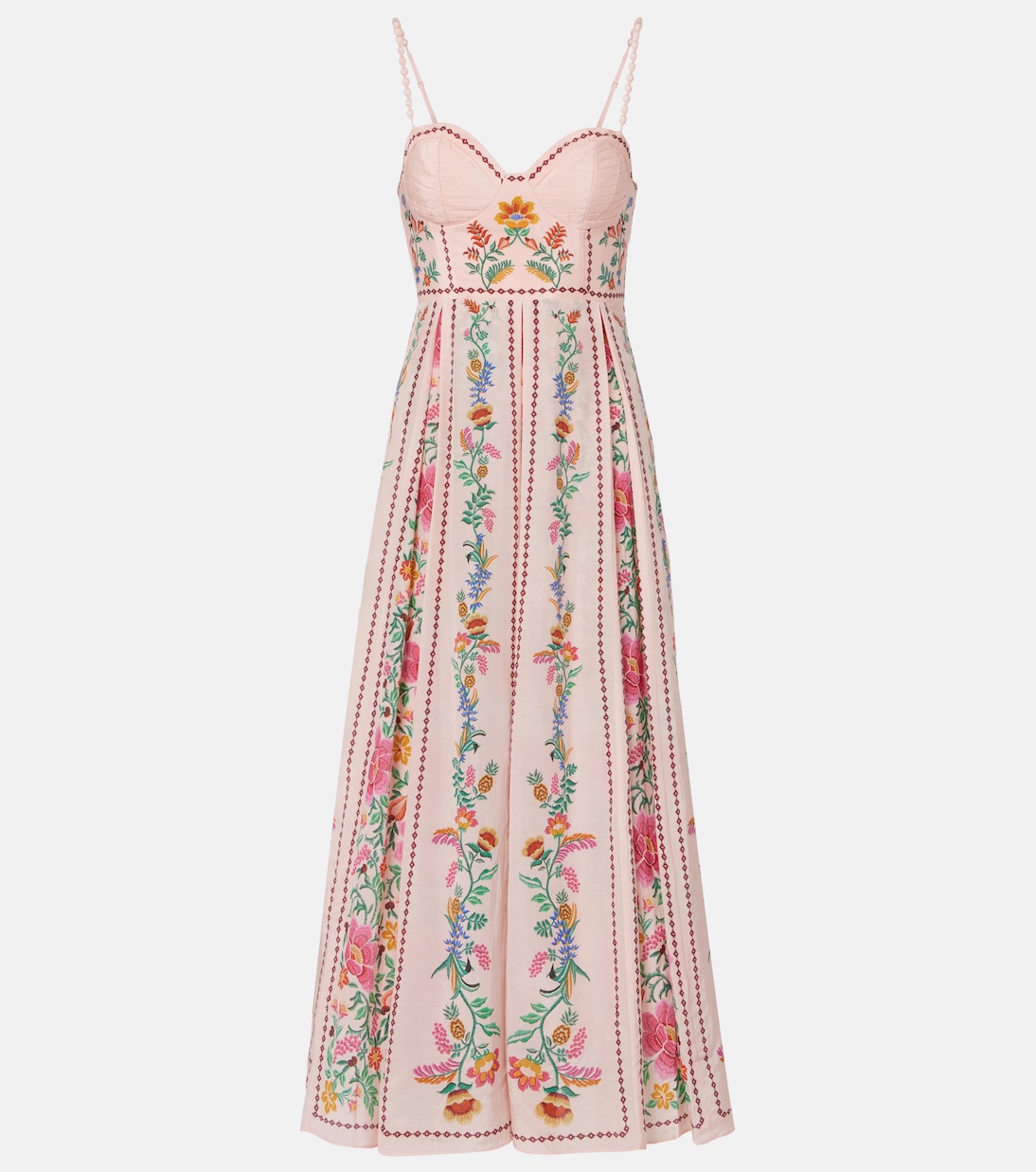 Maxikleid aus einem Baumwollgemisch | Farm Rio