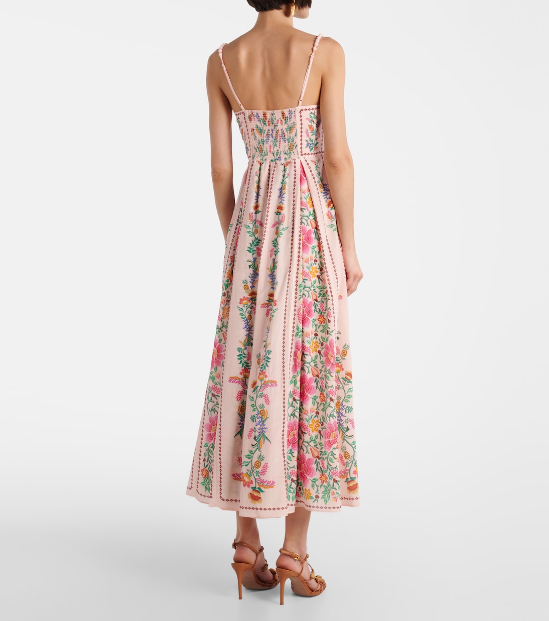 Maxikleid aus einem Baumwollgemisch | Farm Rio