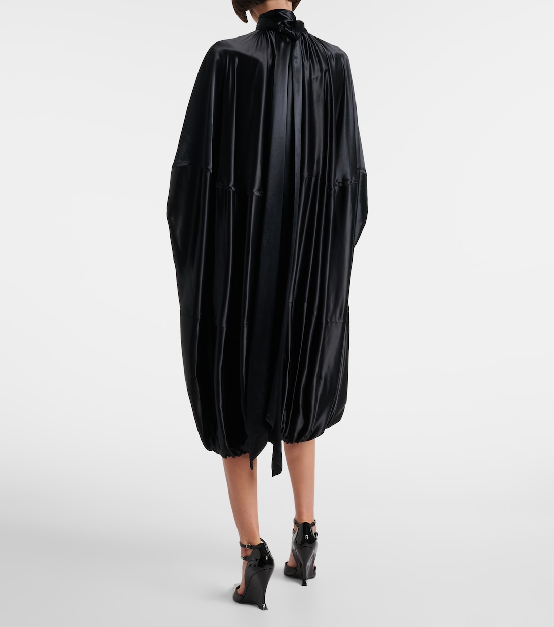 Satin midi dress | Ferragamo