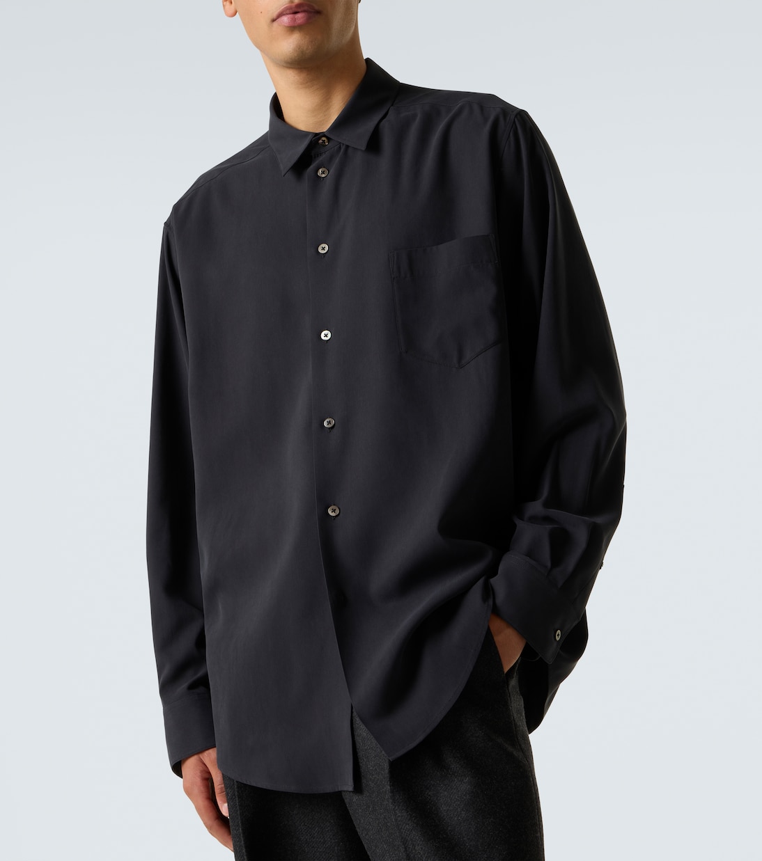 Briar silk shirt | The Row