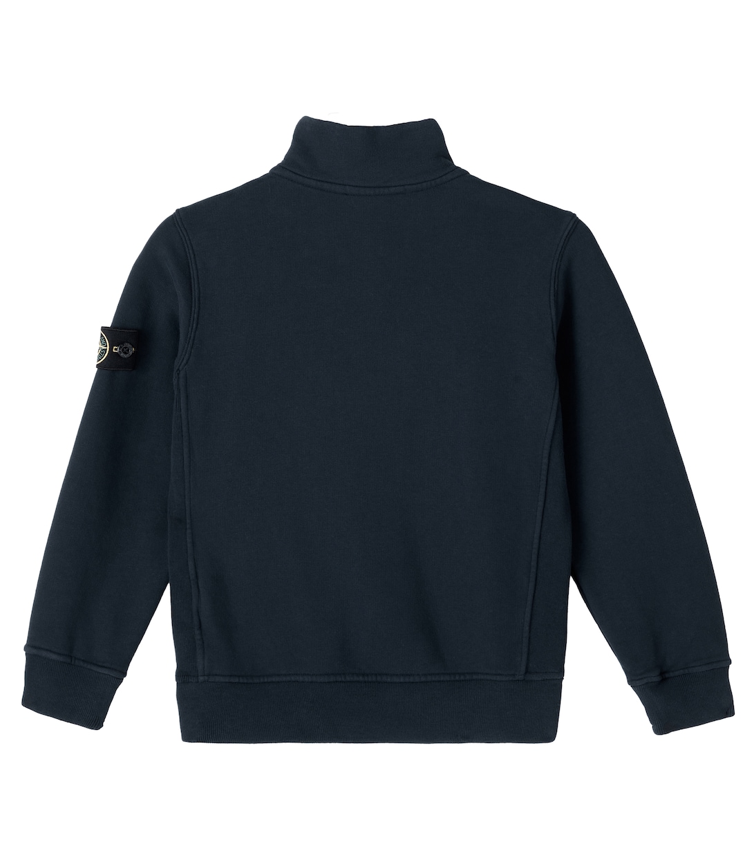 Compass cotton half-zip sweater | Stone Island Junior