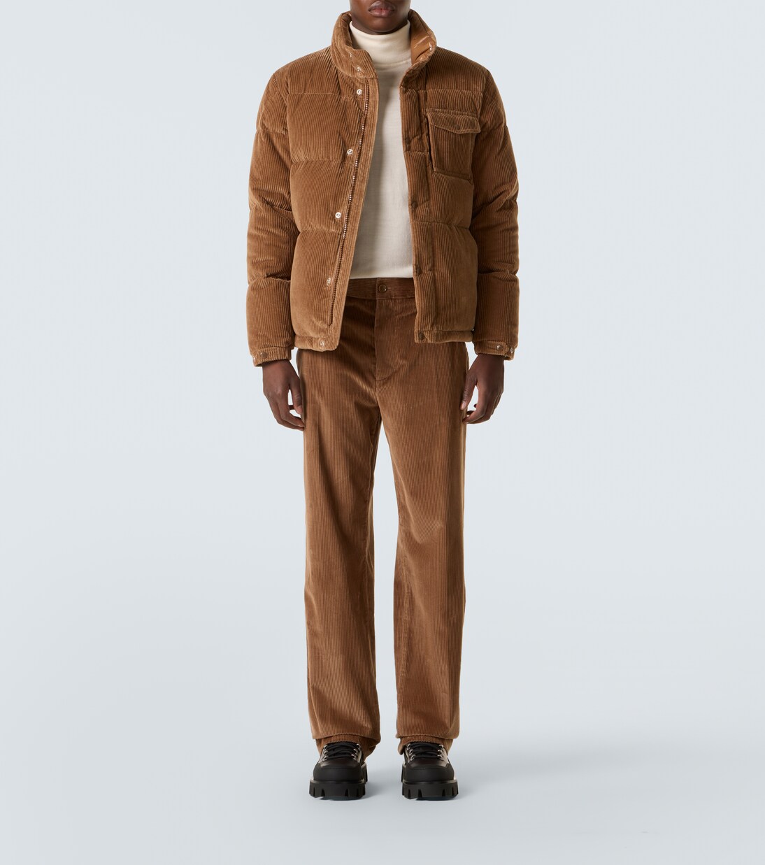 Pantalones rectos Edit de pana de algodón | Moncler