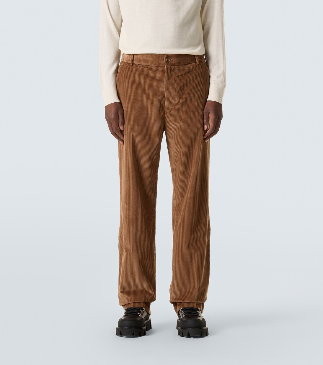 Pantalones rectos Edit de pana de algodón | Moncler