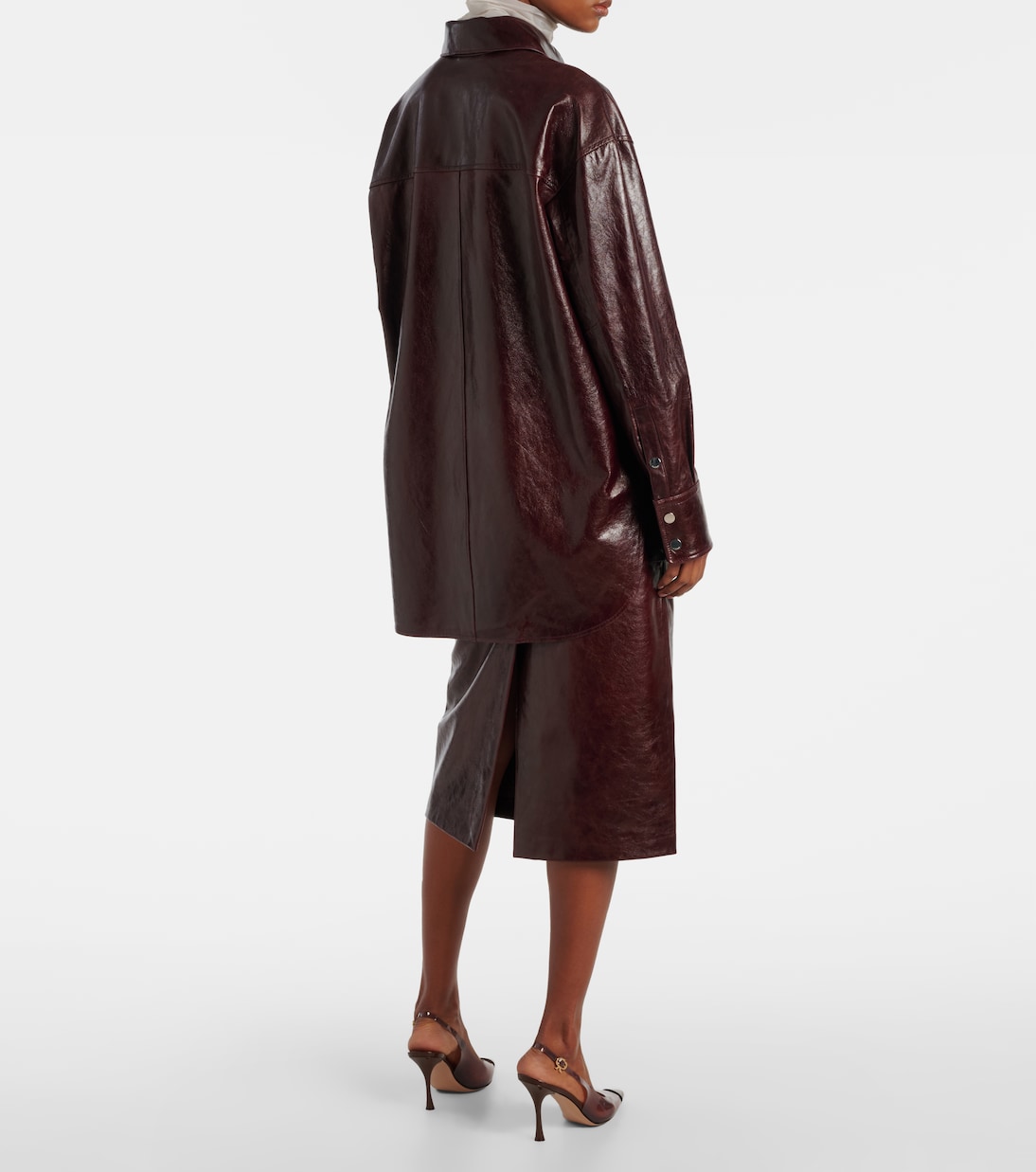 Borel leather overshirt | Sportmax