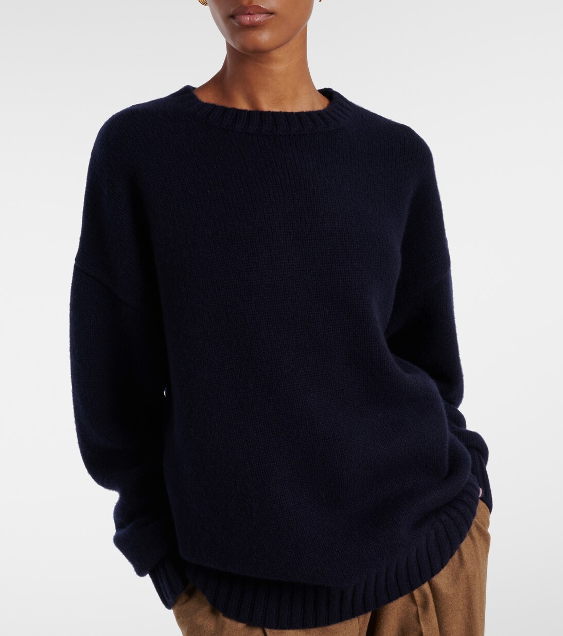 Lovely ribbed-knit cashmere sweater  | Extreme Cashmere
