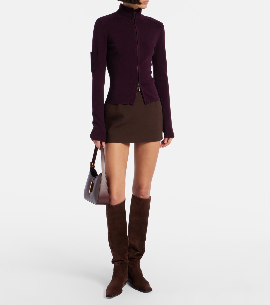 Virgin wool miniskirt | Wardrobe.NYC