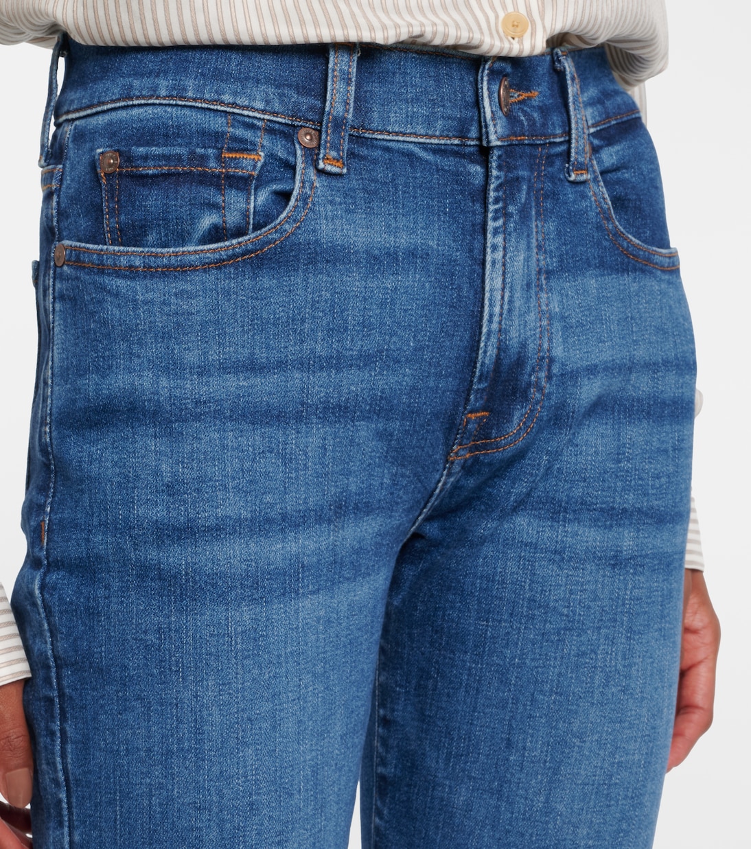 Mid-Rise Slim Jeans Kimmie Straight | 7 For All Mankind