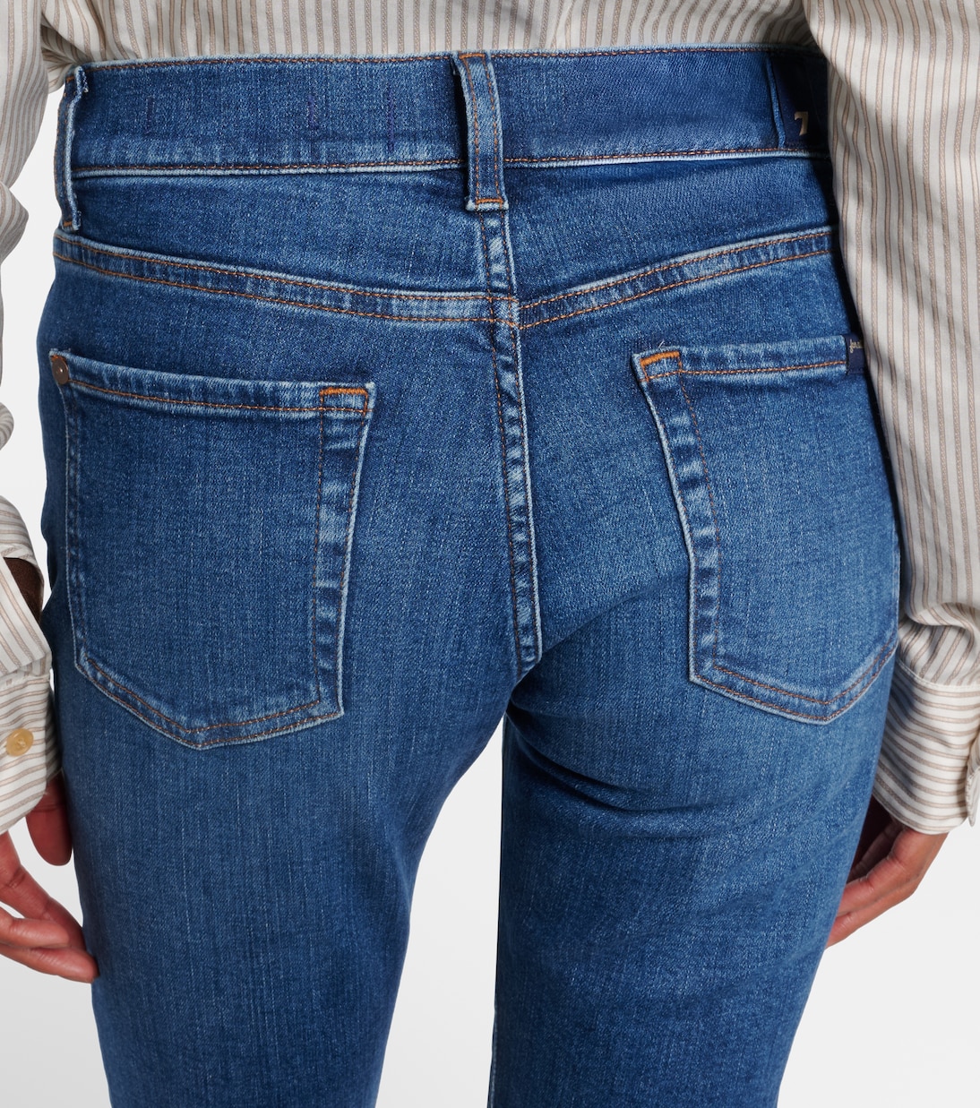 Mid-Rise Slim Jeans Kimmie Straight | 7 For All Mankind