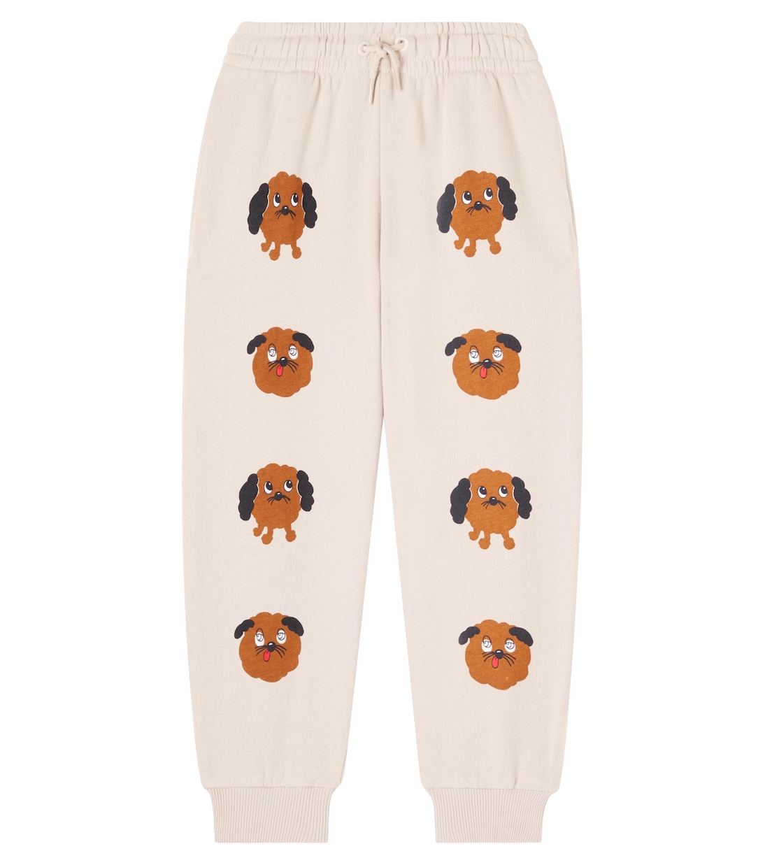Doggies printed cotton sweatpants | Mini Rodini