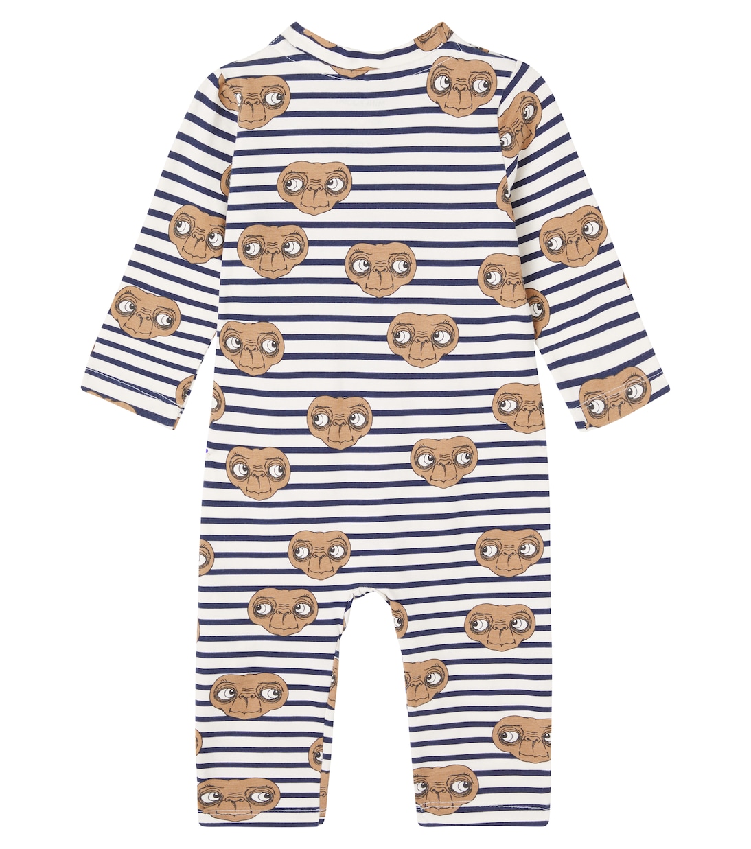 x E.T. Baby cotton-blend jersey onesie | Mini Rodini