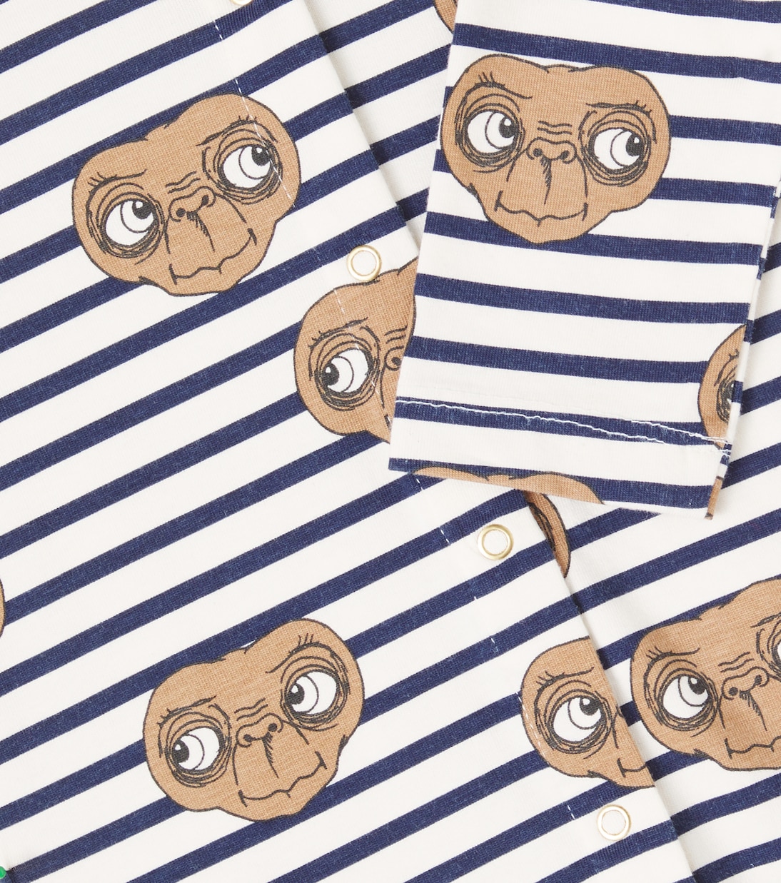 x E.T. Baby cotton-blend jersey onesie | Mini Rodini