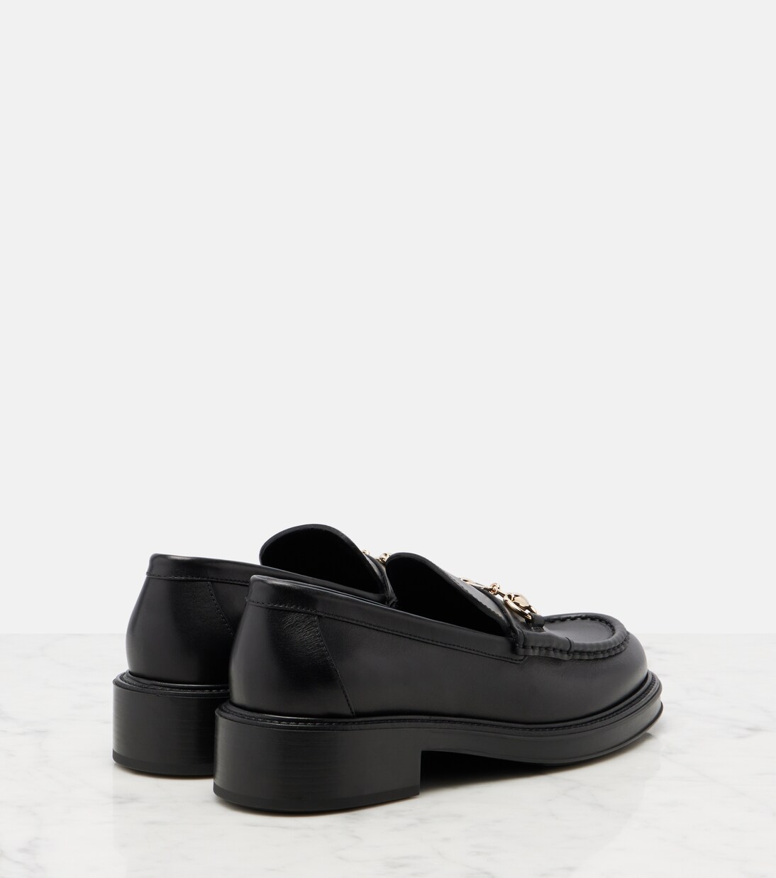 Horsebit leather loafers | Gucci