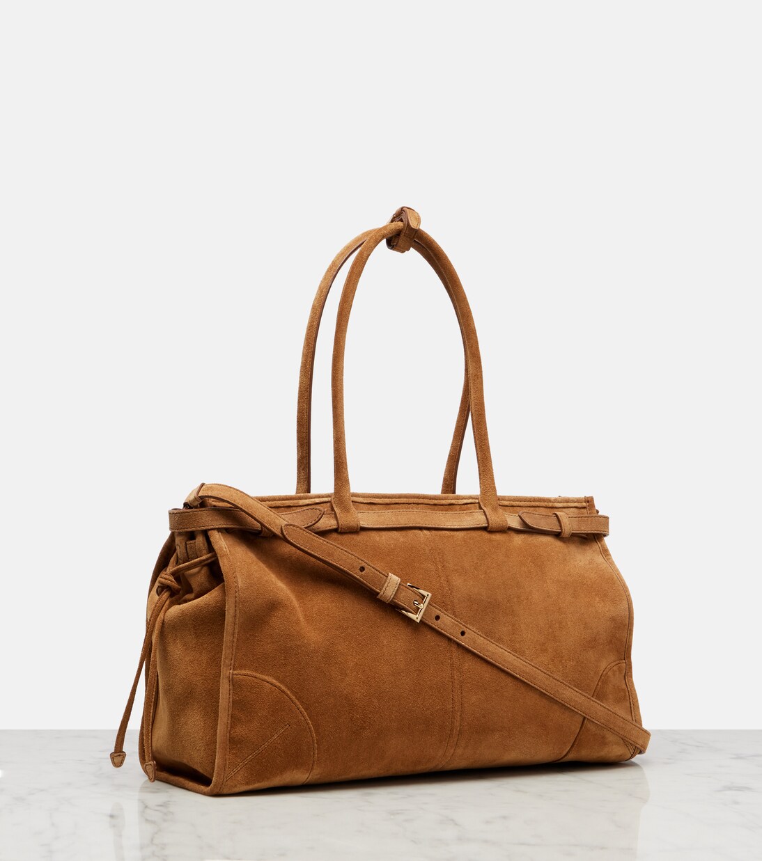 Prada Bonnie Large suede tote bag | Prada