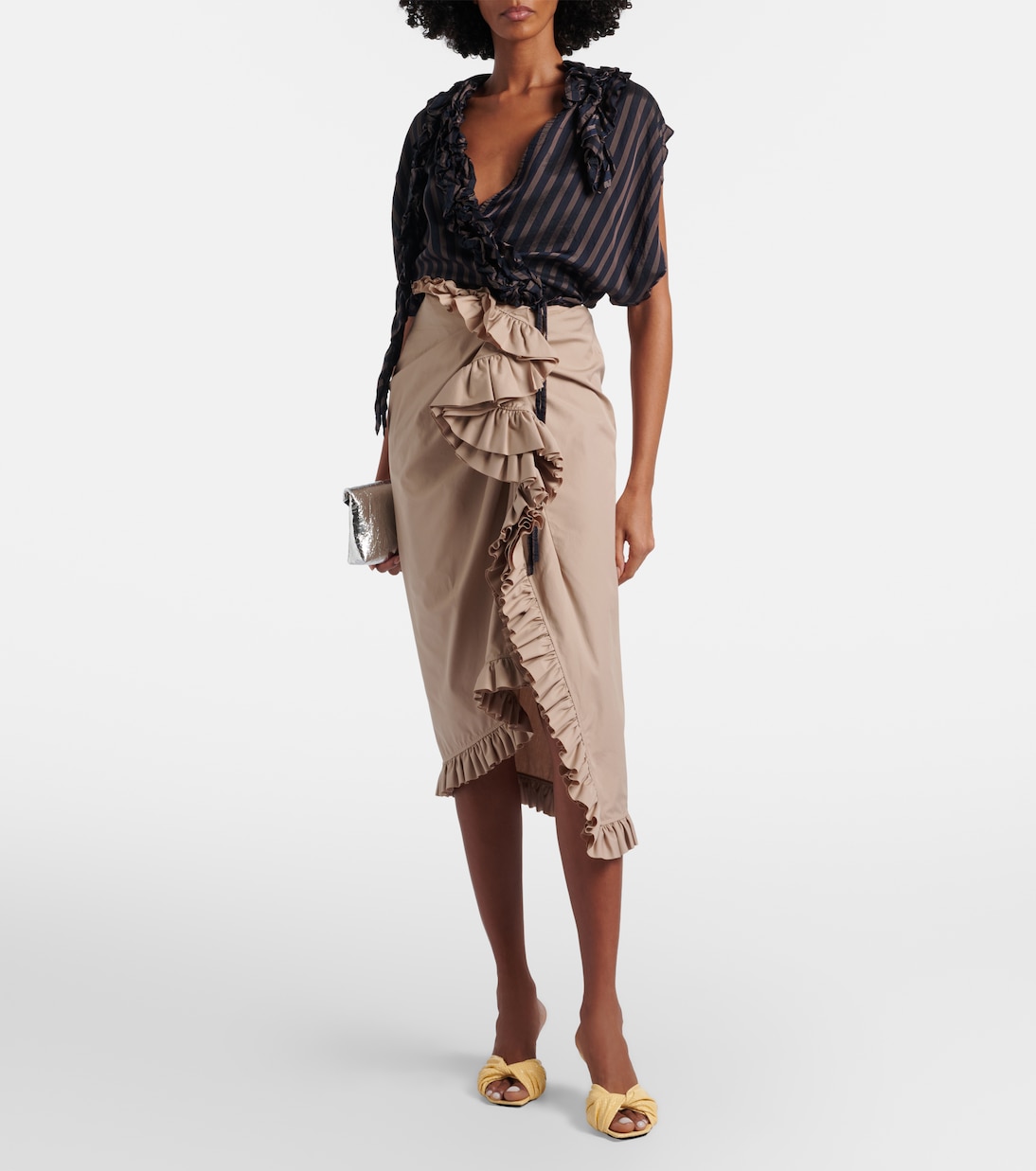 Skye Twist leather mules | Jimmy Choo