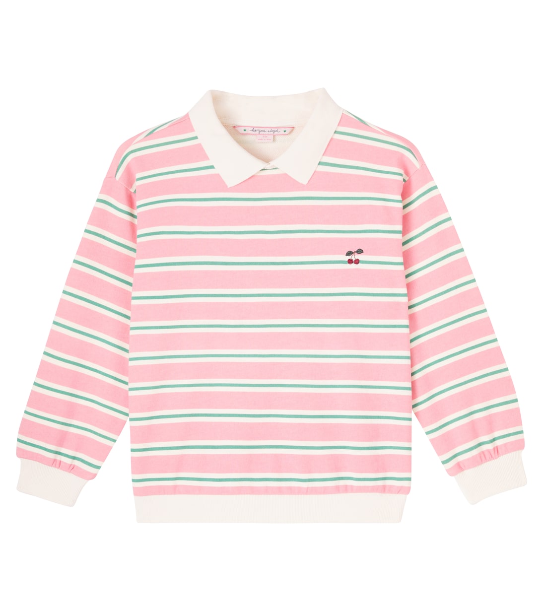Spotty striped cotton jersey sweatshirt | Konges Sløjd