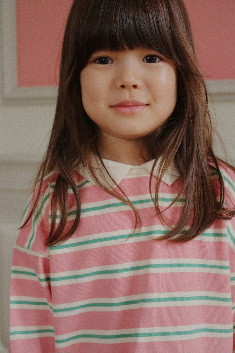 Spotty striped cotton jersey sweatshirt | Konges Sløjd