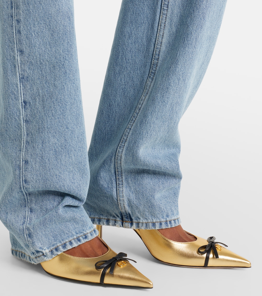 Bepointy 80 leather slingback pumps | Valentino Garavani