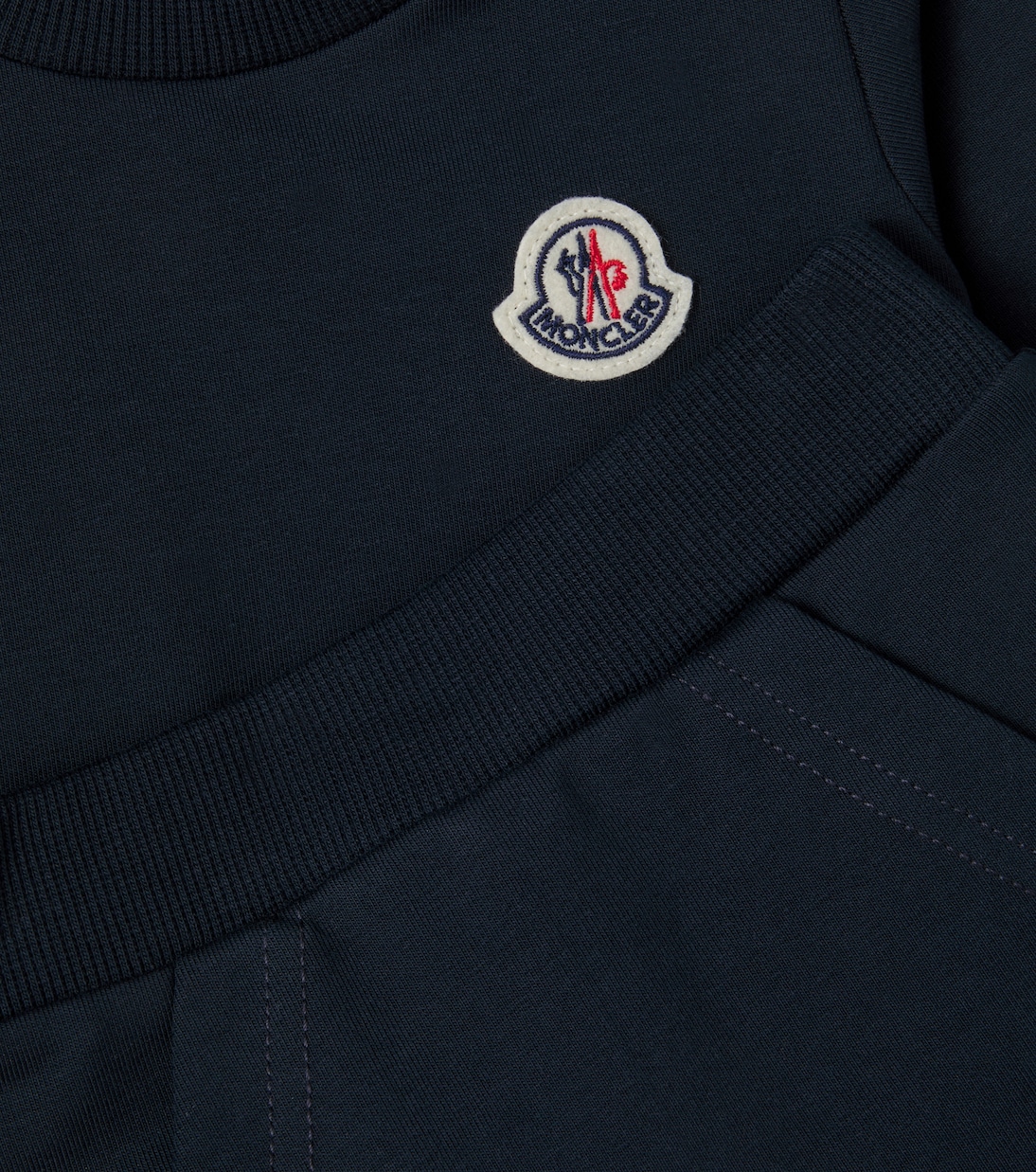 Bebé - chándal en mezcla de algodón con logo | Moncler Enfant