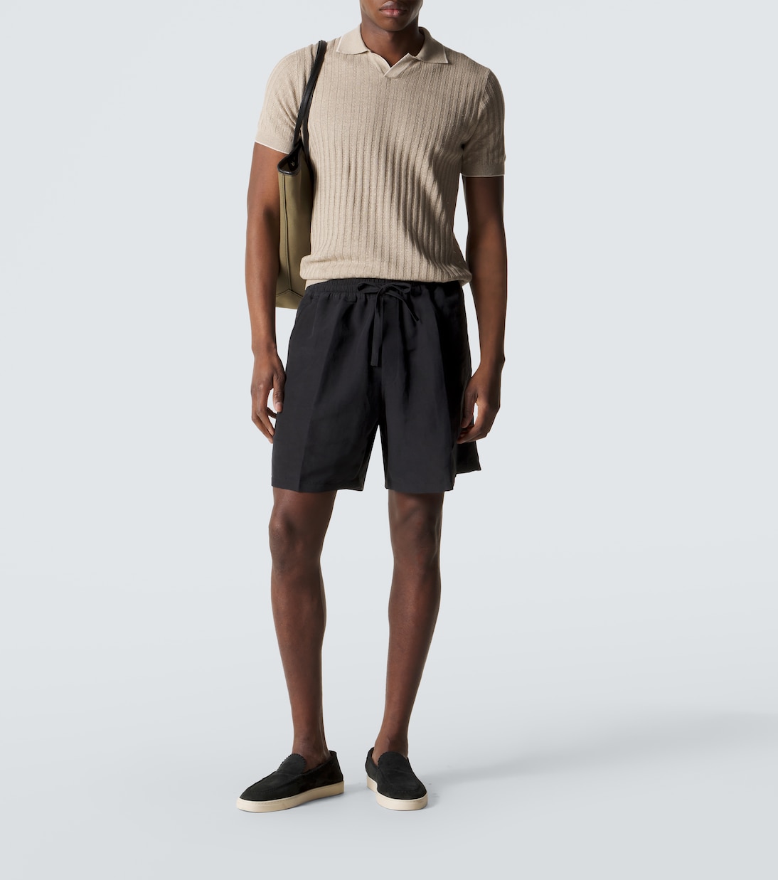 Soul linen and cotton polo shirt | Fedeli