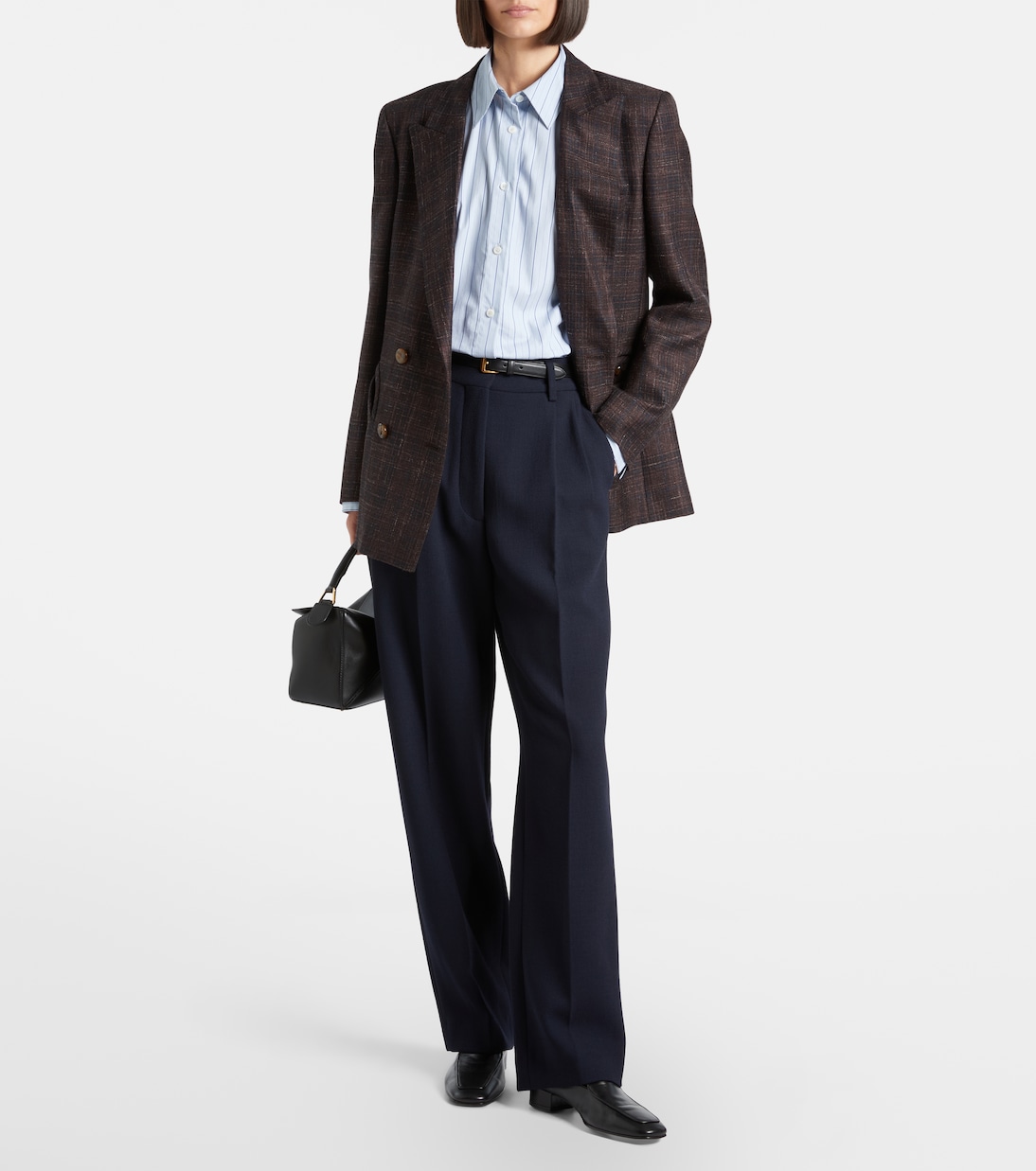 Pantalon droit Resolute en laine vierge | Blazé Milano