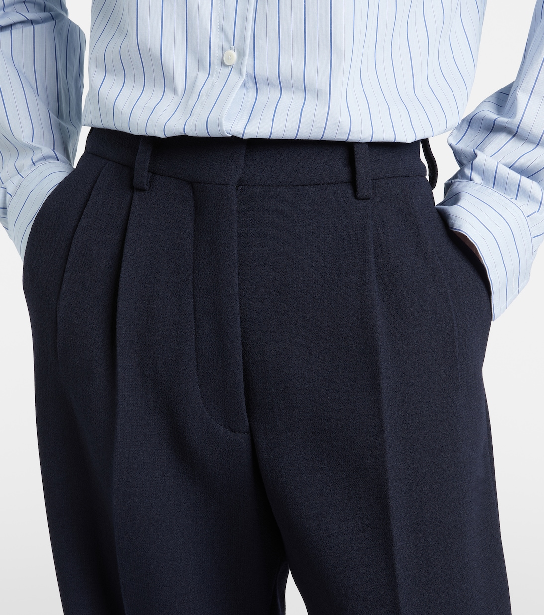 Pantalon droit Resolute en laine vierge | Blazé Milano