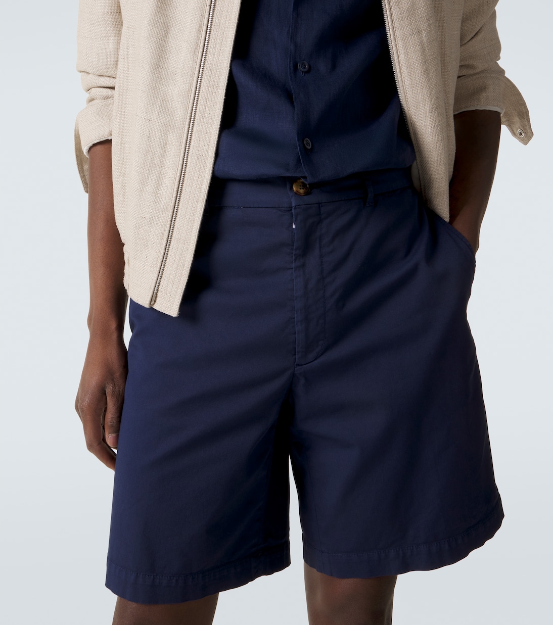 Cotton-blend shorts | Brunello Cucinelli