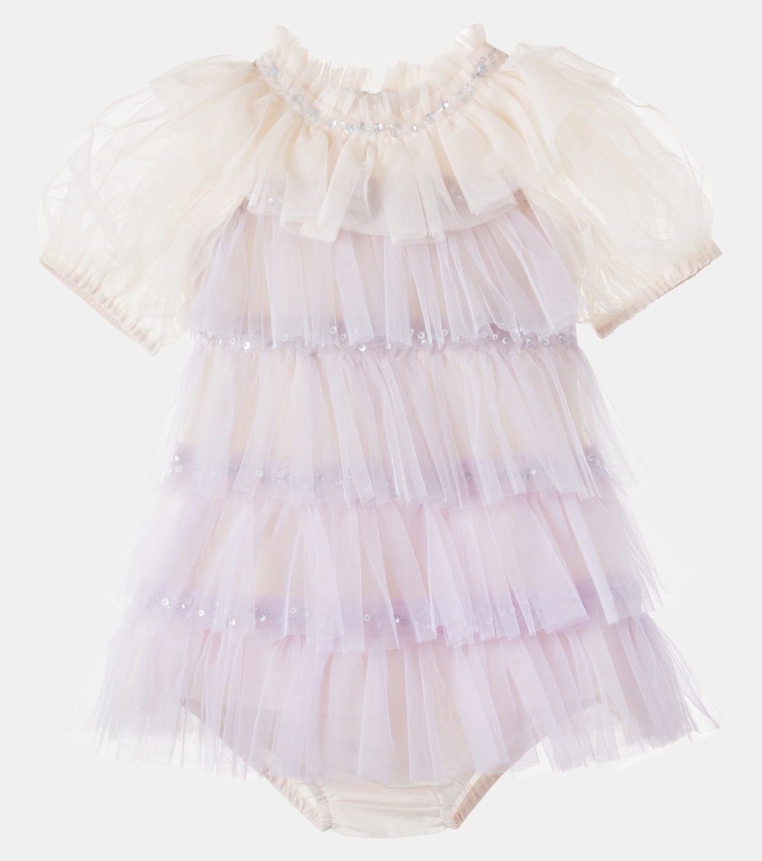 Bébé – Ensemble robe et culotte bloomer Love Parade | Tutu Du Monde