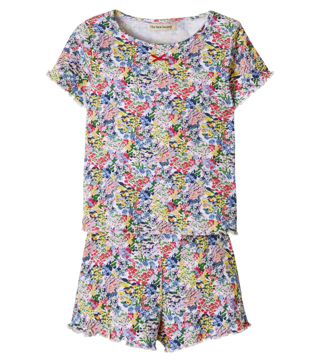 Floral cotton T-shirt and shorts set | The New Society