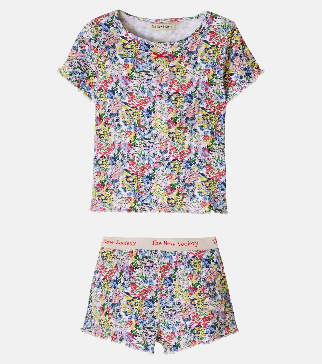 Floral cotton T-shirt and shorts set | The New Society