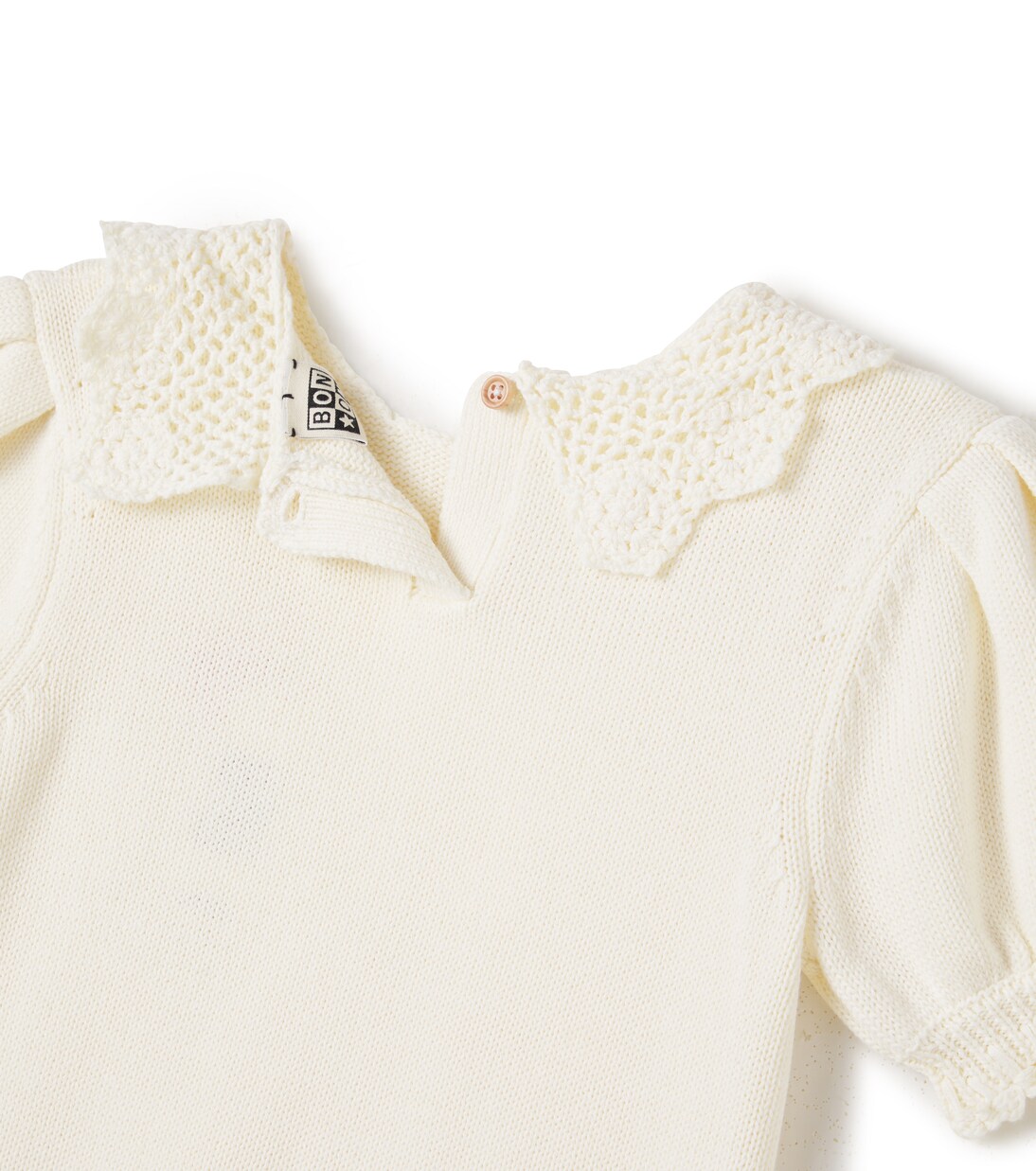 Niko crochet-trimmed cotton top  | Bonton