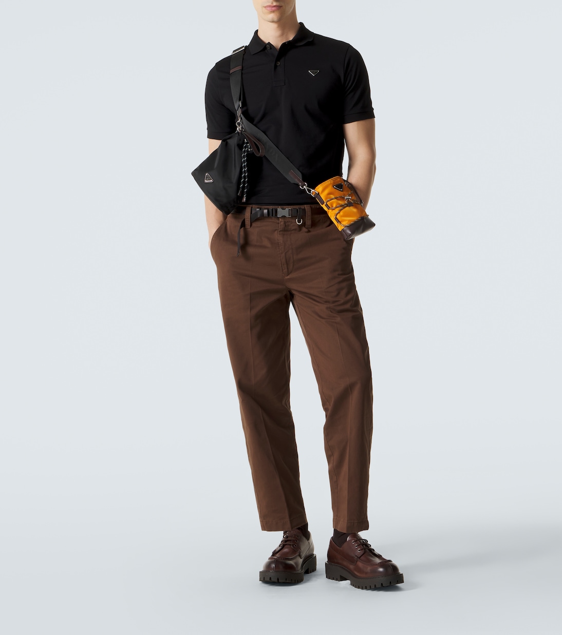 Polo de piqué de algodón | Prada