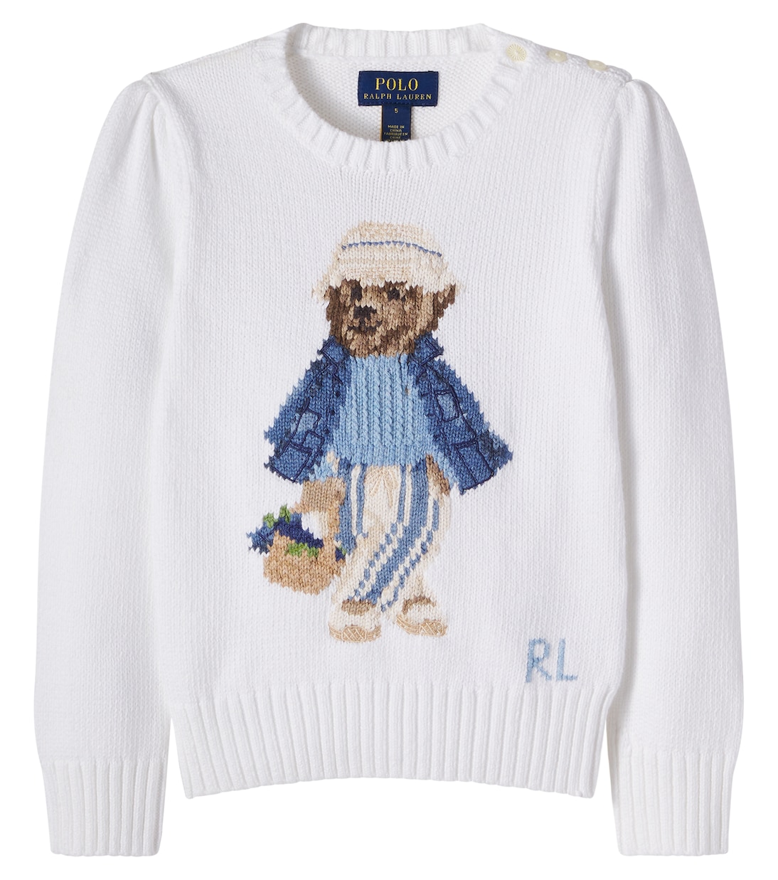 Polo Bear cotton sweater | Polo Ralph Lauren Kids