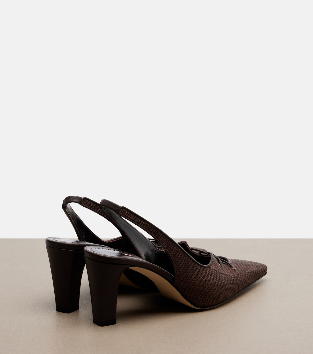 Montbalo raffia slingback pumps | Manolo Blahnik