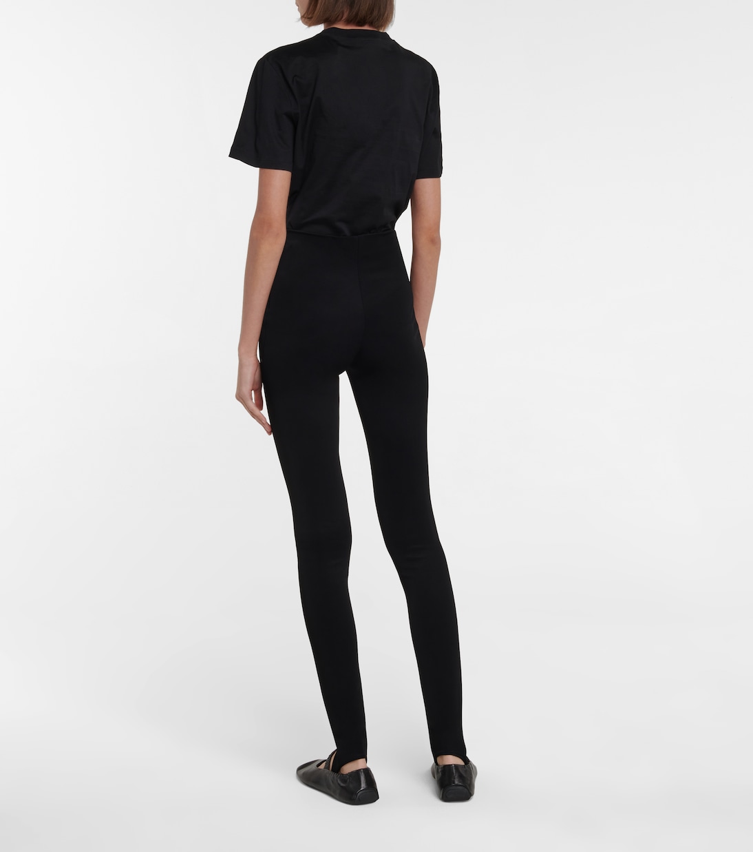 Legging fuseau à taille haute | Prada