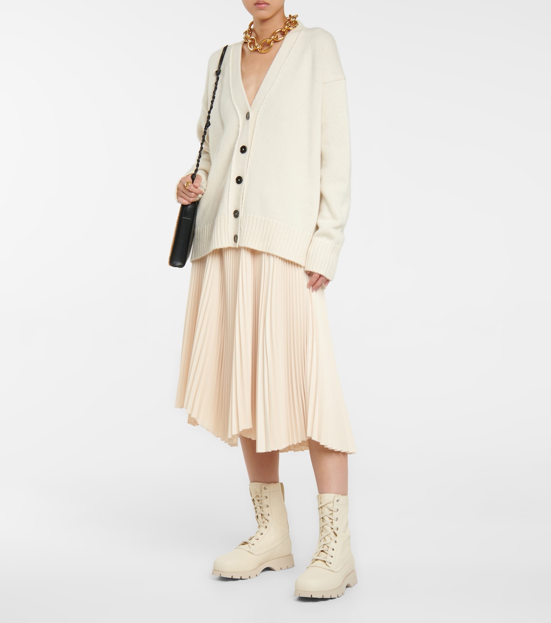 Lace-up leather ankle boots | Jil Sander