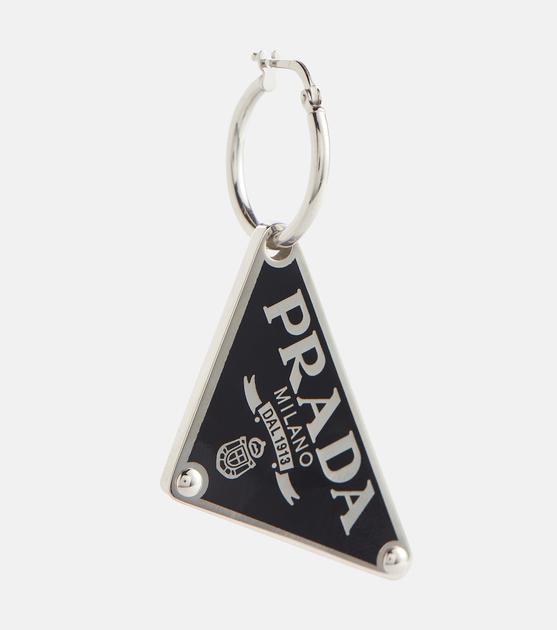 Pendiente individual con logo | Prada