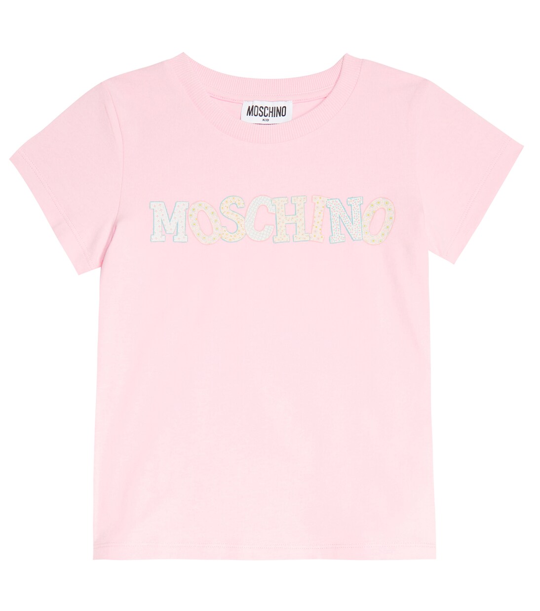 Logo cotton-blend T-shirt | Moschino Kids