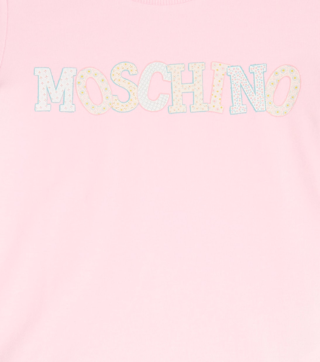 Logo cotton-blend T-shirt | Moschino Kids