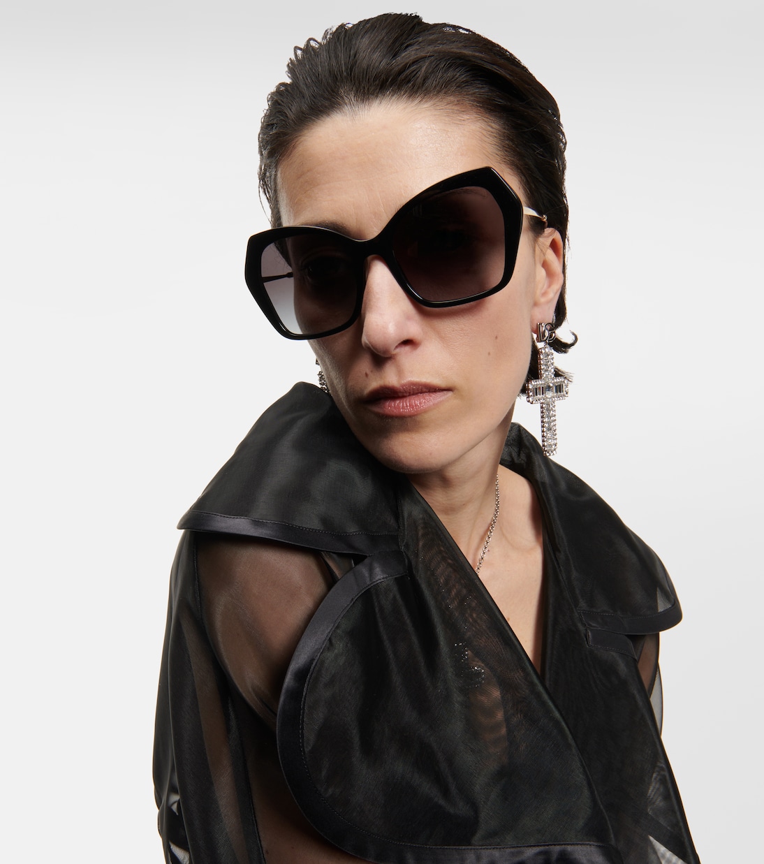 Occhiali da sole oversize in acetato | Dolce&Gabbana