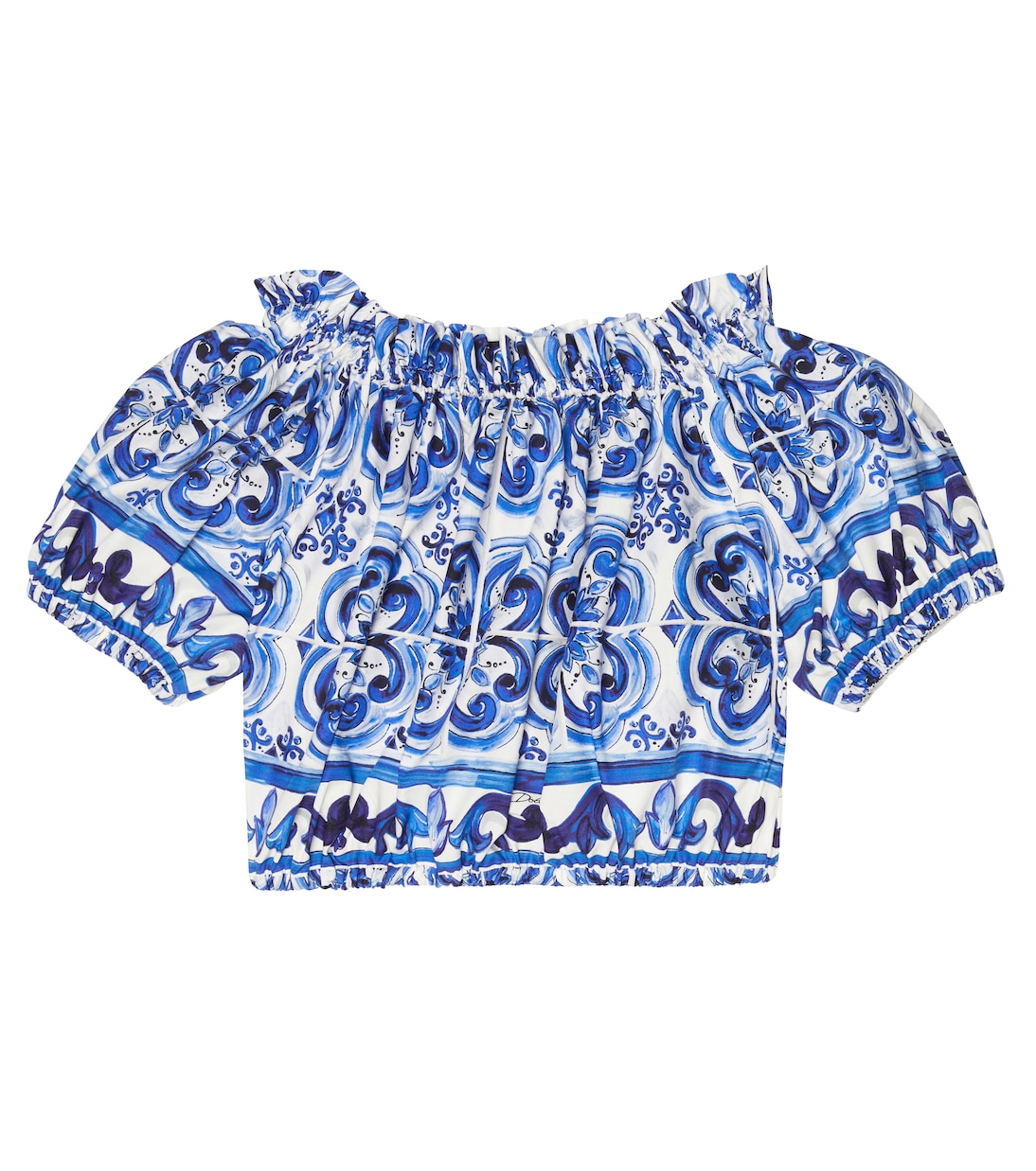Top in cotone con stampa | Dolce&Gabbana Kids