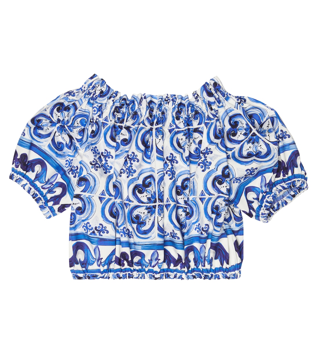 Top in cotone con stampa | Dolce&Gabbana Kids