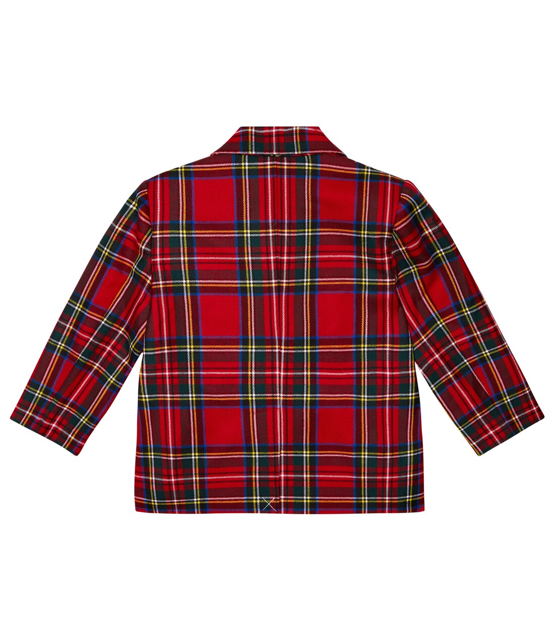 Checked tartan wool blazer | Dolce&Gabbana Kids